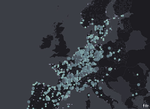 mapa Europa paloma 30oct
